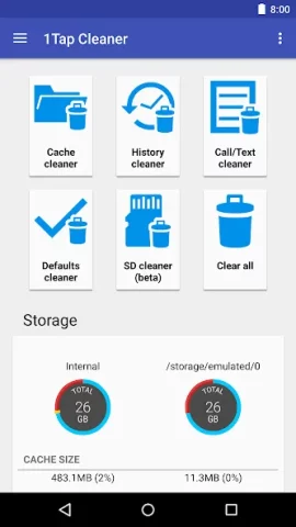 1Tap Cleaner Pro - скриншот 1
