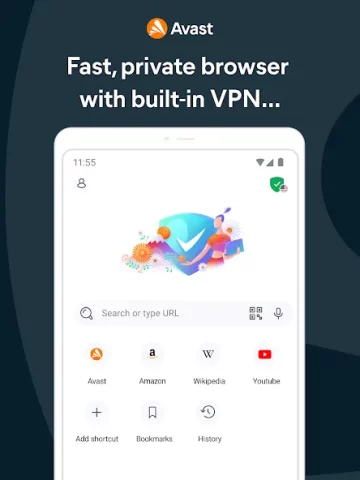 Avast Secure Browser - скриншот 1