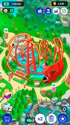 Idle Theme Park Tycoon - скриншот 4