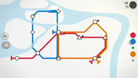 Mini Metro - скриншот 1