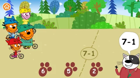 Три кота. Развивающие игры - скриншот 2