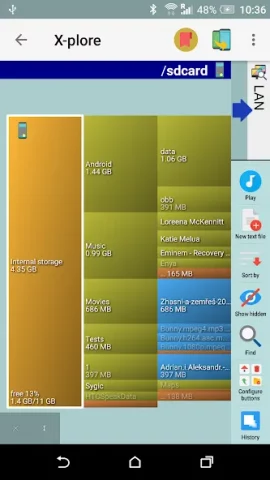 X-plore File Manager - скриншот 4
