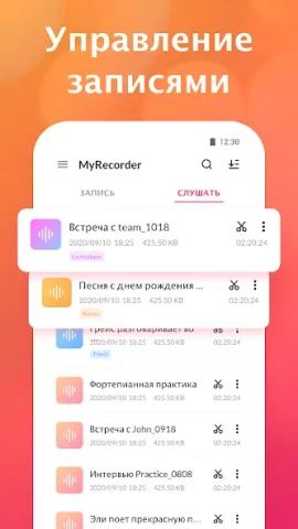 Диктофон - скриншот 3