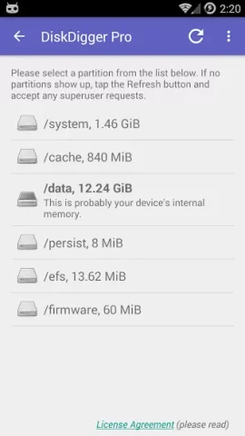 DiskDigger Pro - скриншот 4