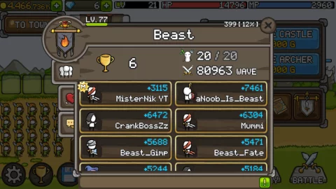 Grow Castle - скриншот 2