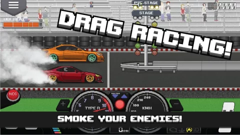 Pixel Car Racer - скриншот 1