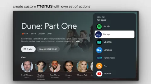 tvQuickActions Pro - скриншот 5