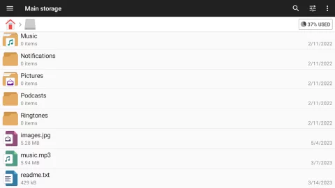 Файловый менеджер - скриншот 3