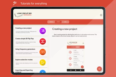 Logic Circuit Simulator PRO - скриншот 4