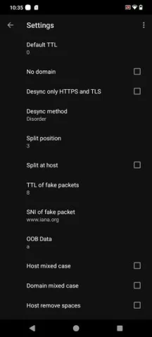 ByeByeDPI - скриншот 2