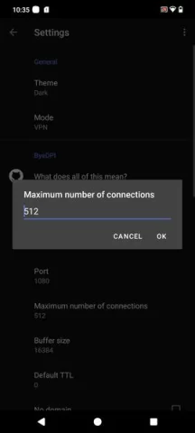 ByeByeDPI - скриншот 3
