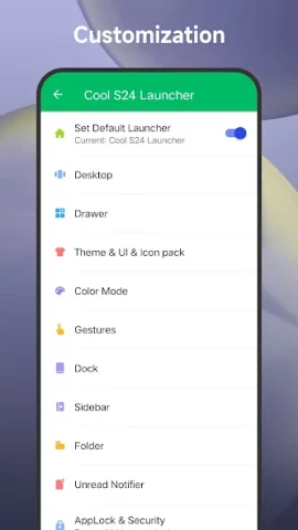 Cool S24 Launcher Galaxy OneUI - скриншот 3