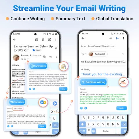 AI Keyboard - скриншот 3