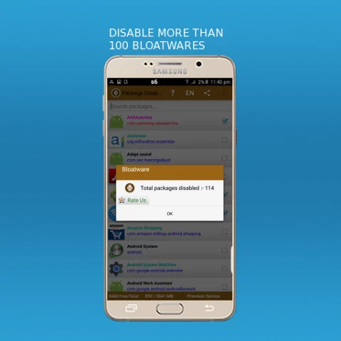 Package Disabler Pro - скриншот 2
