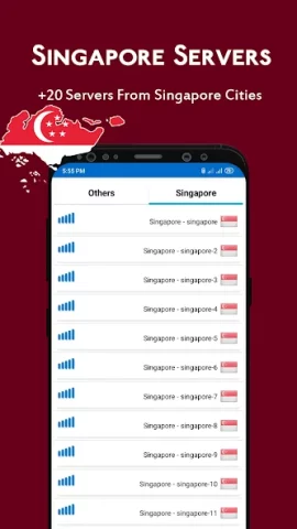 Singapore VPN - скриншот 5