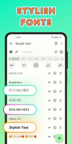 Stylish Text - скриншот 2