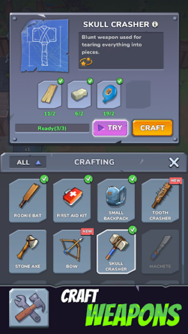 Zombie Slasher: Survival RPG - скриншот 3