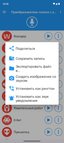 Преобразователь голоса - скриншот 7