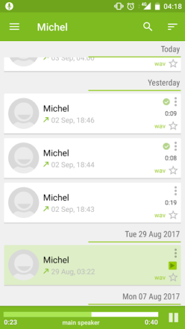 Call Recorder — SKVALEX - скриншот 3