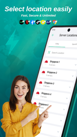Singapore VPN - скриншот 5