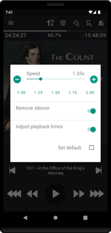 Listen Audiobook Player - скриншот 3