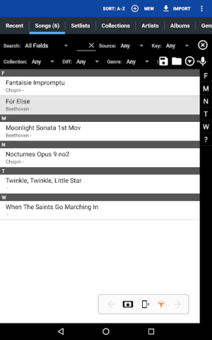 MobileSheets - скриншот 1
