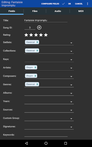 MobileSheets - скриншот 4