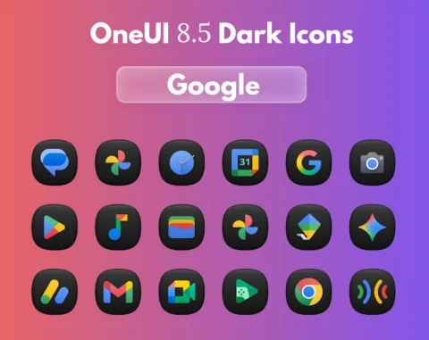 OneUi 8.5 Dark Icons - скриншот 2