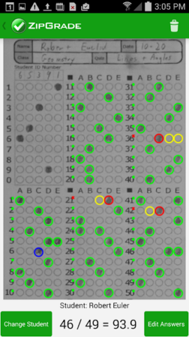 ZipGrade - скриншот 2