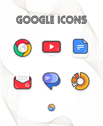 Borderline Icon Pack - скриншот 1
