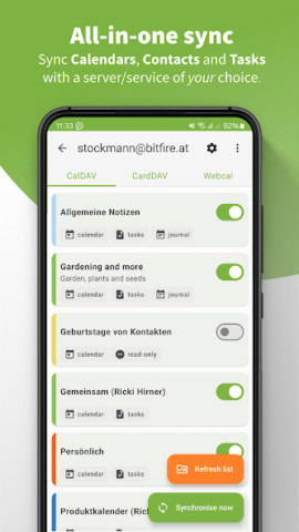 DAVx - скриншот 1