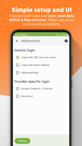 DAVx - скриншот 2