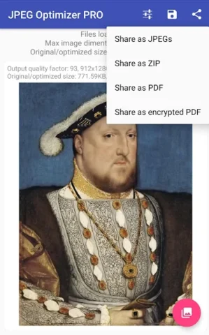 JPEG Optimizer PRO - скриншот 2