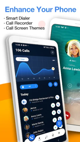 Phone Dialer: Contacts & Calls - скриншот 1