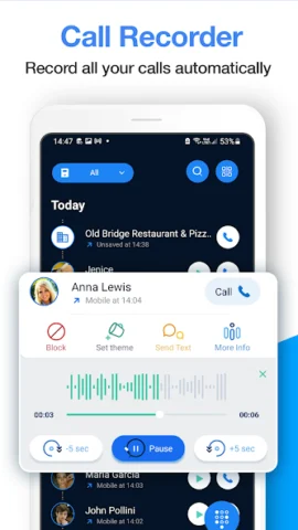 Phone Dialer: Contacts & Calls - скриншот 3