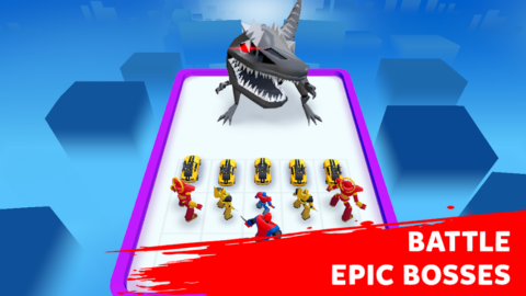 Robot Merge Master: Car Games - скриншот 4