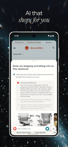 Comet: AI Browser & Assistant - скриншот 4