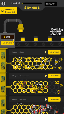 Idle Bee Factory Tycoon - скриншот 3