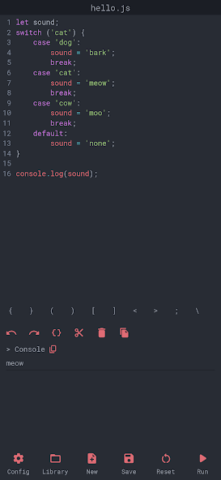 JavaScript Editor - скриншот 1