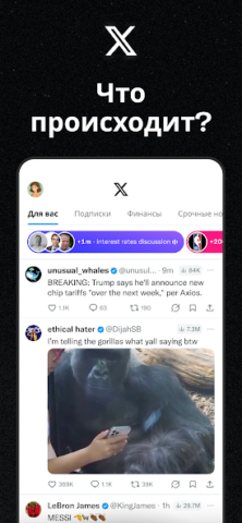 X (Twitter) - скриншот 1