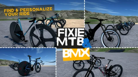 Bicycle Extreme Rider 3D - скриншот 1