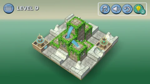 Flow Water Fountain 3D Puzzle - скриншот 3