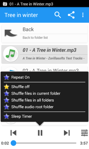 Music Folder Player Full - скриншот 2