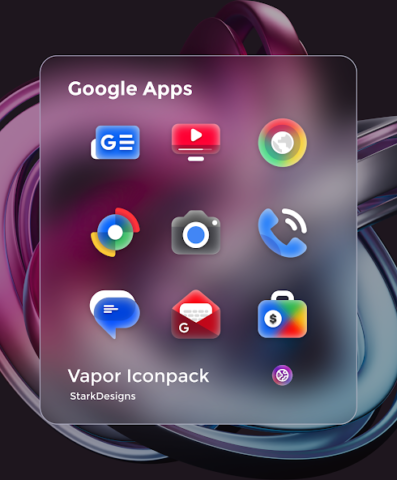 Vapor IconPack - скриншот 1