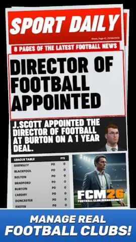 Football Club Management 2026 - скриншот 2