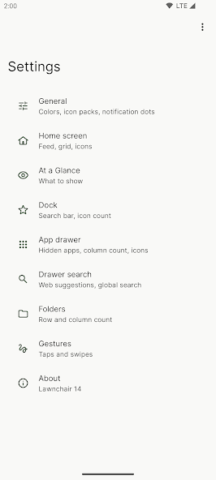 Lawnchair - скриншот 3