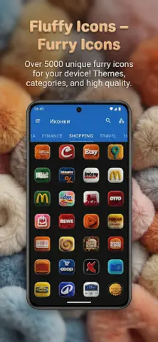 Fluffy 3D Icon Pack - скриншот 1