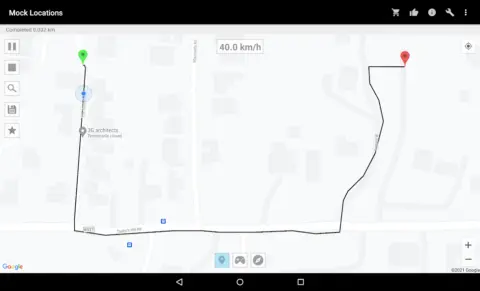 Mock Locations (fake GPS path) - скриншот 3