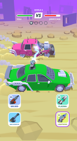 Desert Riders: Car Battle Game - скриншот 2