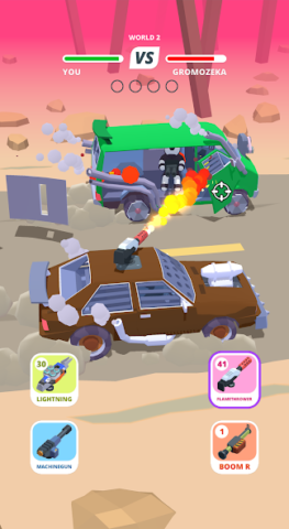 Desert Riders: Car Battle Game - скриншот 3